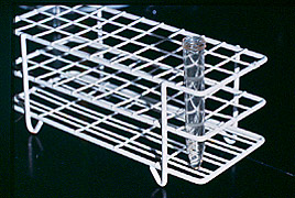 test tube in rack